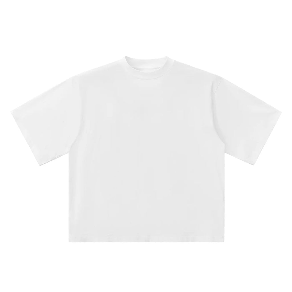 Okay Lang Yan white oversized T-shirt, 250 gsm, blank front