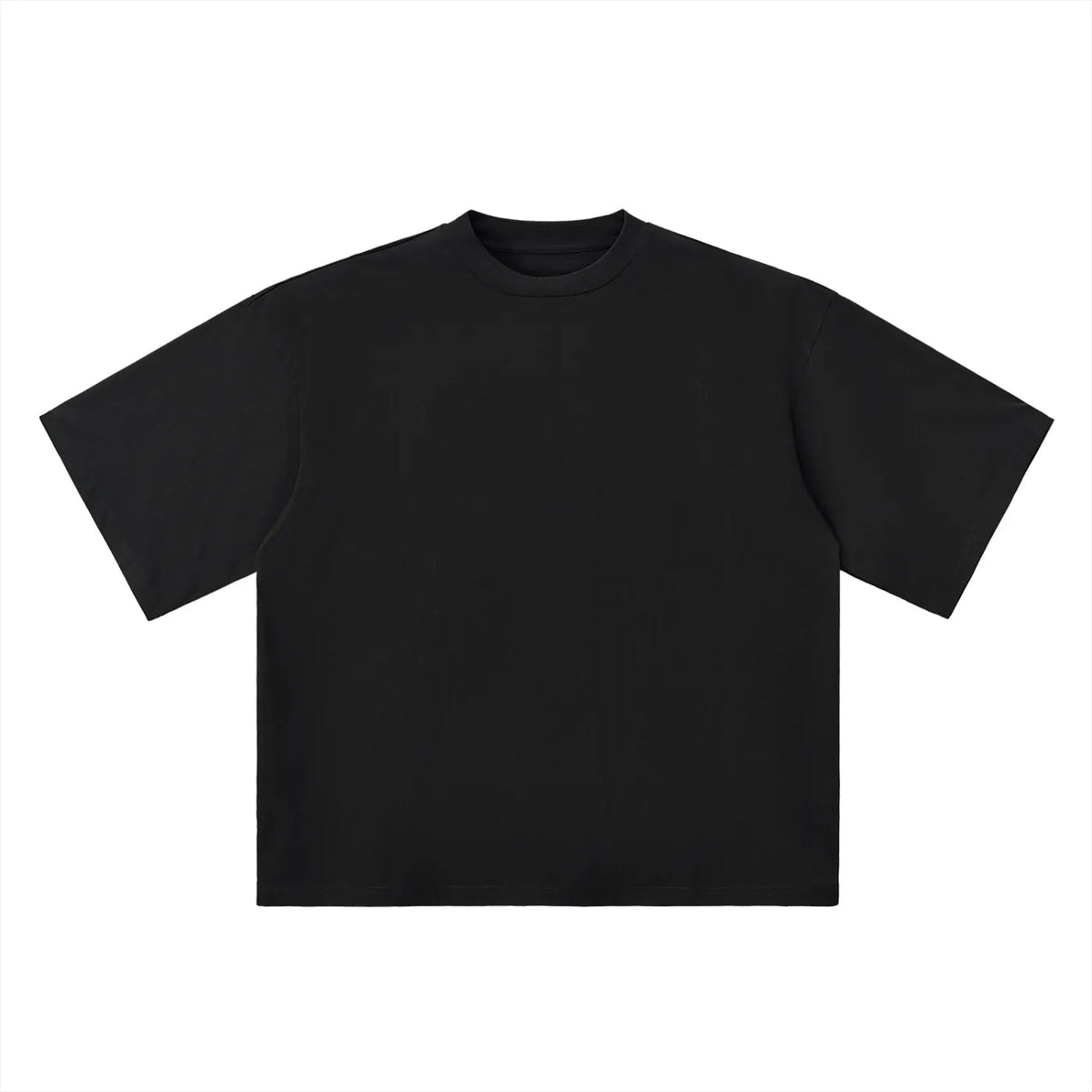 Number 16 Marker Flow black oversized T-shirt, 250 gsm, blank front